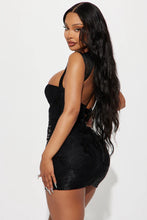 Load image into Gallery viewer, Crystal Black Dress