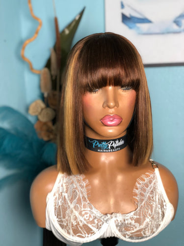 10” Highlight Bang Wig