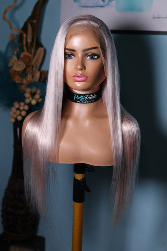 Silver/Grey Frontal Wig