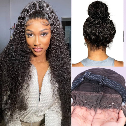 Drawstring 360 Curly Wig