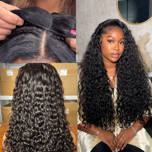 Loose Wavy Waterwave Half Wig