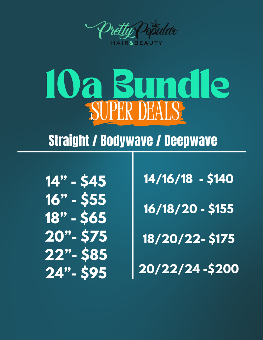 Straight Bundle Deal