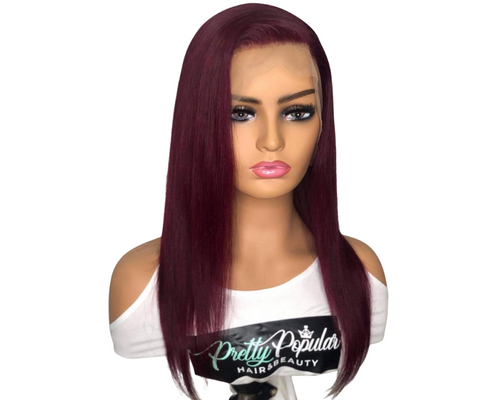 99j Virgin Brazilian Straight Frontal Wig