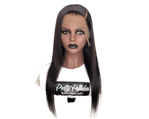 Virgin Brazilian Silky Straight Frontal Wig