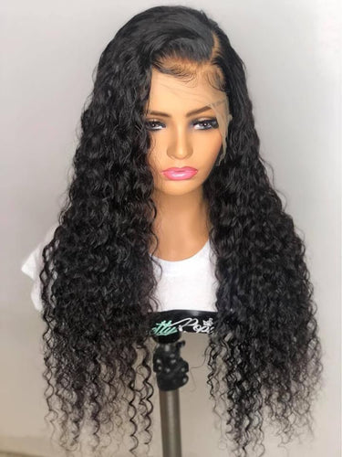 Virgin Brazilian Curly Frontal Wig